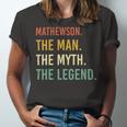 Mathewson Name Shirt Mathewson Family Name Unisex Jersey Short Sleeve Crewneck Tshirt