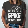 May The Spike Be With You Funny Volleyball Unisex Jersey Short Sleeve Crewneck Tshirt