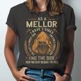 Mellor Name Shirt Mellor Family Name V2 Unisex Jersey Short Sleeve Crewneck Tshirt