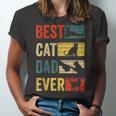 Mens Best Cat Dad Ever Funny Fathers Day Gifts 461 Trending Shirt Unisex Jersey Short Sleeve Crewneck Tshirt