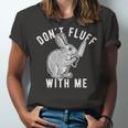 Mens Dont Fluff With Me Tshirt Funny Bunny Rabbit Easter Graphic Novelty Tee 176 Trending Unisex Jersey Short Sleeve Crewneck Tshirt