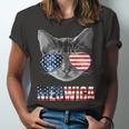 Meowica Funny Cat Patriotic Usa Shirt American Flag 544 Trending Shirt Unisex Jersey Short Sleeve Crewneck Tshirt