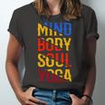 Mind Body Soul Yoga 114 Trending Shirt Unisex Jersey Short Sleeve Crewneck Tshirt