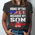 My Son Is Brave Home Of The Free Proud 716 Shirt Unisex Jersey Short Sleeve Crewneck Tshirt