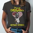 Proud Daughter Of A Vietnam Veteran Veterans Day Unisex Jersey Short Sleeve Crewneck Tshirt