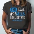 Real Estate Agent Dad Realtor Raglan Baseball Jersey T-Shirt