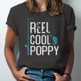 Reel Cool Poppy Fishing Fathers Day Fisherman Poppy Jersey T-Shirt