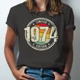 Retro 48 Years Old Vintage 1974 Limited Edition 48Th Birthday Jersey T-Shirt