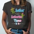 Senor Or Senorita Nana To Be Mexican Fiesta Gender Reveal Jersey T-Shirt