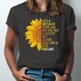 Shes A Sunflower Strong And Bold And True To Herself Jersey T-Shirt