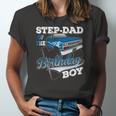 Step-Dad Of The Birthday Boy Monster Truck Birthday Jersey T-Shirt