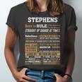 Stephens Name Gift Stephens Born To Rule Unisex Jersey Short Sleeve Crewneck Tshirt