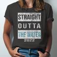 Straight Outta The Water Cool Christian Baptism 2022 Vintage Jersey T-Shirt