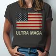 Ultra Maga United State Flag Unisex Jersey Short Sleeve Crewneck Tshirt