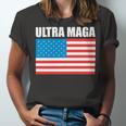 Ultra Maga Us Flag V2 Unisex Jersey Short Sleeve Crewneck Tshirt