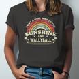 Wallyball A Girl Who Loves Sunshine And Wallyball Jersey T-Shirt