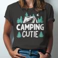 Women Girls Kids Camping Cutie Camp Gear Tent Apparel LadiesShirt Unisex Jersey Short Sleeve Crewneck Tshirt