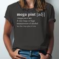 Womens Mega Pint Mega Pint Of Wine Glass Definition Mega Pint Unisex Jersey Short Sleeve Crewneck Tshirt