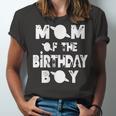 Womens Mom Of The Birthday Astronaut Boy And Girl Space Theme Unisex Jersey Short Sleeve Crewneck Tshirt