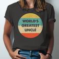 Worlds Greatest Uncle Member Jersey T-Shirt