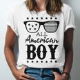 All American Boy 4Th Of July Boys Kids Sunglasses Family Unisex Jersey Short Sleeve Crewneck Tshirt