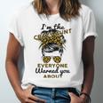 Auntie Im The Crazy Aunt Everyone Warned You About Jersey T-Shirt