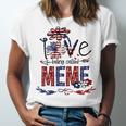 Being Called Meme Sunflower Usa Flag 684 Shirt Unisex Jersey Short Sleeve Crewneck Tshirt