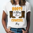 Boots Bling Its A Cowgirl Thing Unisex Jersey Short Sleeve Crewneck Tshirt