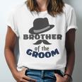 Brother Of The Groom Matching Bridal Party For Family Unisex Jersey Short Sleeve Crewneck Tshirt