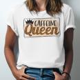 Caffeine Queen Graphic Shirt Design Unisex Jersey Short Sleeve Crewneck Tshirt