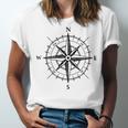 Compass Unisex Jersey Short Sleeve Crewneck Tshirt