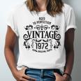 Copy Of 50Th Birthday Born 1972 Vintage Unisex Jersey Short Sleeve Crewneck Tshirt