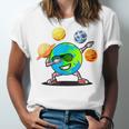 Dabbing Earth Day Unisex Jersey Short Sleeve Crewneck Tshirt