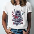 Funny Astronaut Monkey Ramen V2 Unisex Jersey Short Sleeve Crewneck Tshirt