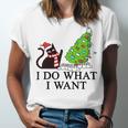 Funny Black Cat Funny Christmas Toilet 635 Shirt Unisex Jersey Short Sleeve Crewneck Tshirt