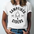 Funny Campfires Ciders Camping 58 Shirt Unisex Jersey Short Sleeve Crewneck Tshirt