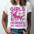 Girls Love Hhoresed So Much Unisex Jersey Short Sleeve Crewneck Tshirt