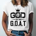 God Is The Greatest Of All Time GOAT Inspirational Jersey T-Shirt