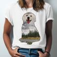 Golden Retriever Cute Puppy Unisex Jersey Short Sleeve Crewneck Tshirt