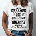 Granddaughter Of A Freakin Awesome Grandpa Unisex Jersey Short Sleeve Crewneck Tshirt