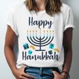 Happy Hanukkah Chanukah Pajama 893 Shirt Unisex Jersey Short Sleeve Crewneck Tshirt