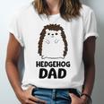 Hedgehog Dad Fathers Day Cute Hedgehog Jersey T-Shirt