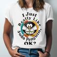 I Really Like Judo Penguin Ok Unisex Jersey Short Sleeve Crewneck Tshirt