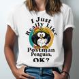 I Really Like Postman Penguin Ok Unisex Jersey Short Sleeve Crewneck Tshirt