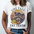 Live Fast Eat Trash 789 Shirt Unisex Jersey Short Sleeve Crewneck Tshirt