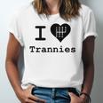 I Love Trannies Heart Car Lovers Jersey T-Shirt