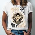 Make Art Not War Symbol Unisex Jersey Short Sleeve Crewneck Tshirt