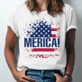 Merica S Vintage Usa Flag Merica Tee Jersey T-Shirt