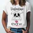 My Valentine Puppy Cutie Unisex Jersey Short Sleeve Crewneck Tshirt