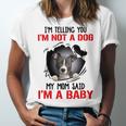 Pitbull Im Telling You Im Not A Dog 789 Shirt Unisex Jersey Short Sleeve Crewneck Tshirt